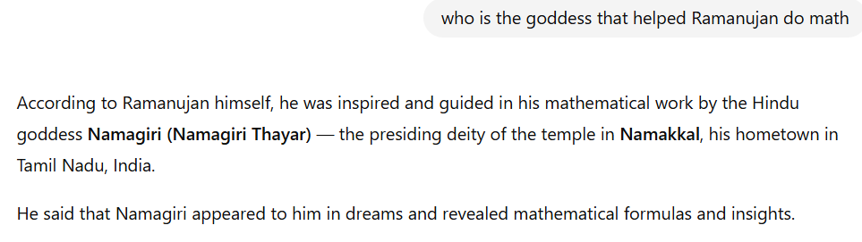 ChatGPT conversation